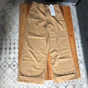 Zara khaki ankle pants